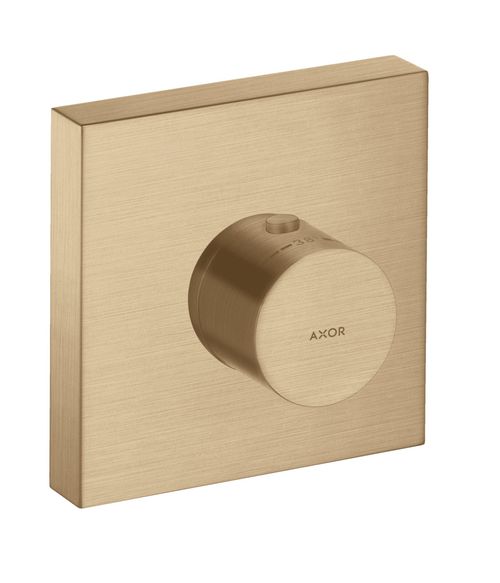 AXOR-HG-AXOR-ShowerSolutions-Thermostatmodul-120-120-Unterputz-eckig-Brushed-Bronze-10755140 gallery number 1